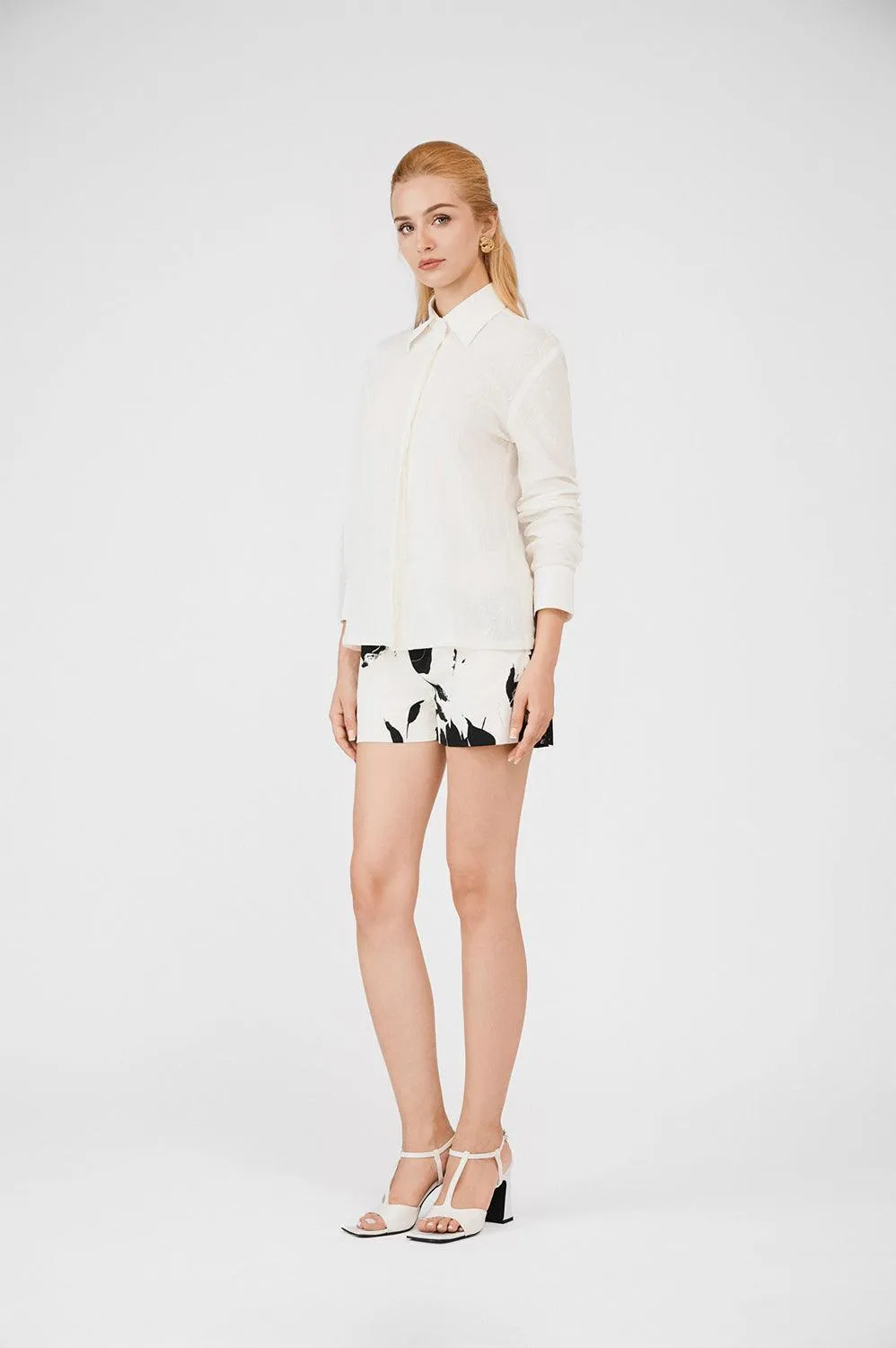 Bella Straight Drop Shoulder Knit Shirt