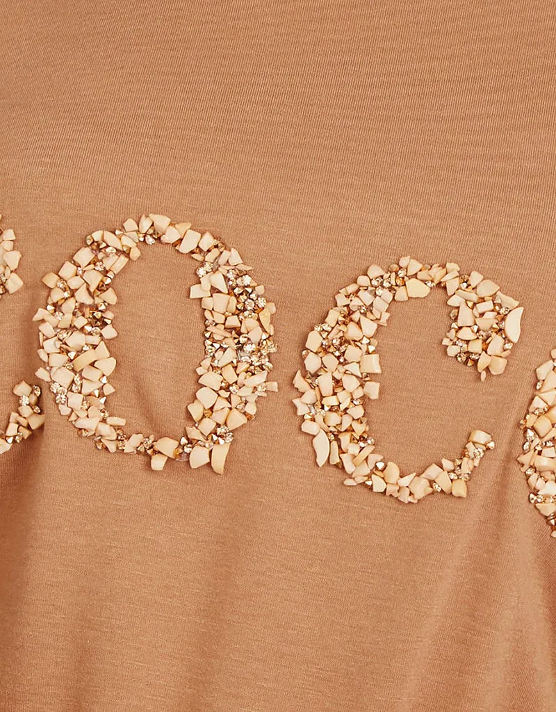 COCO Rhinestone Jersey Tee