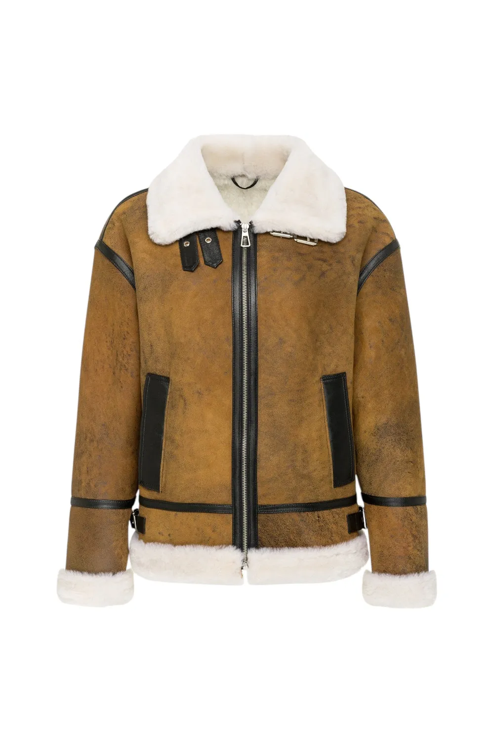 Giovanna Sheepskin B-3 Jacket