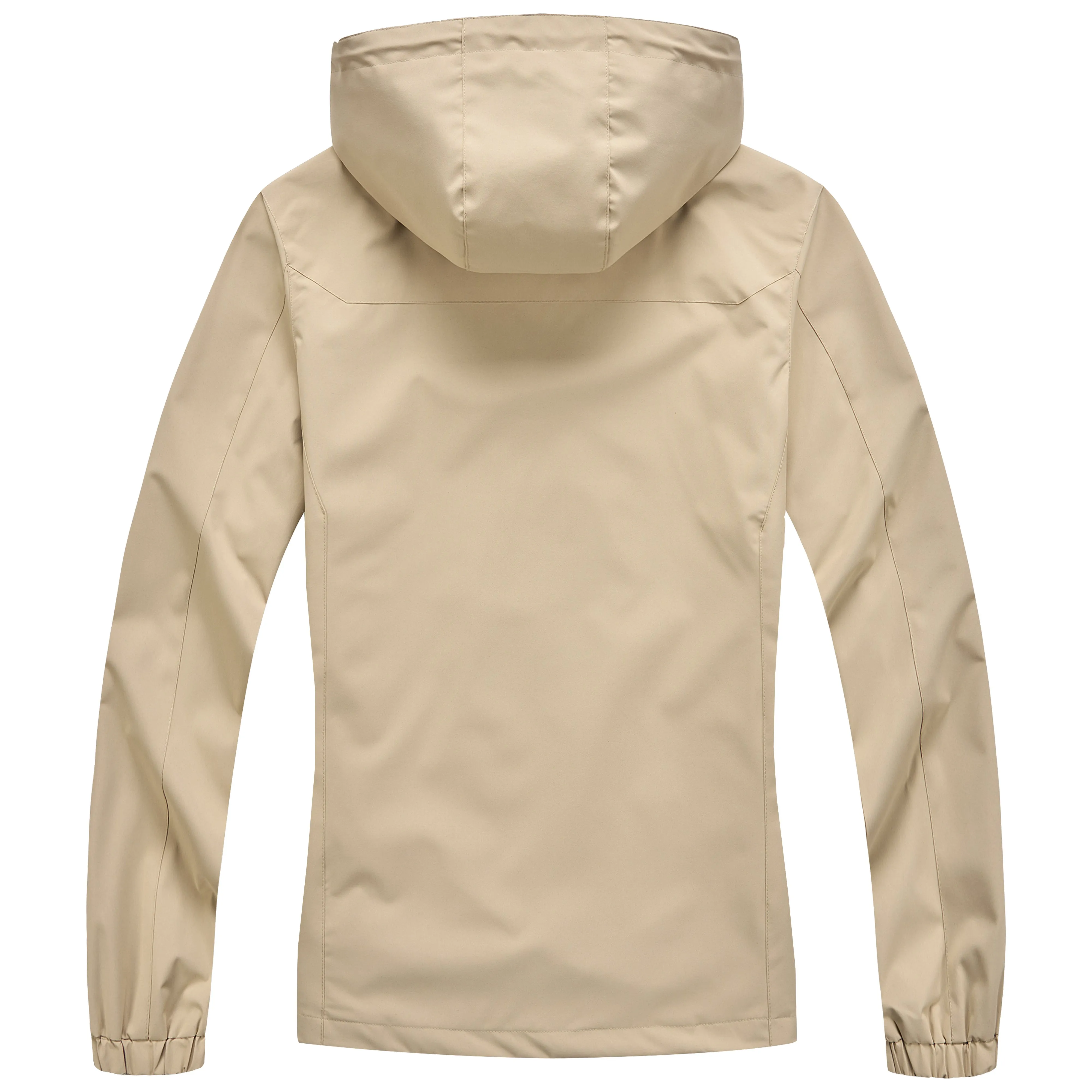 Ladies Waterproof Rain Jacket - Beige