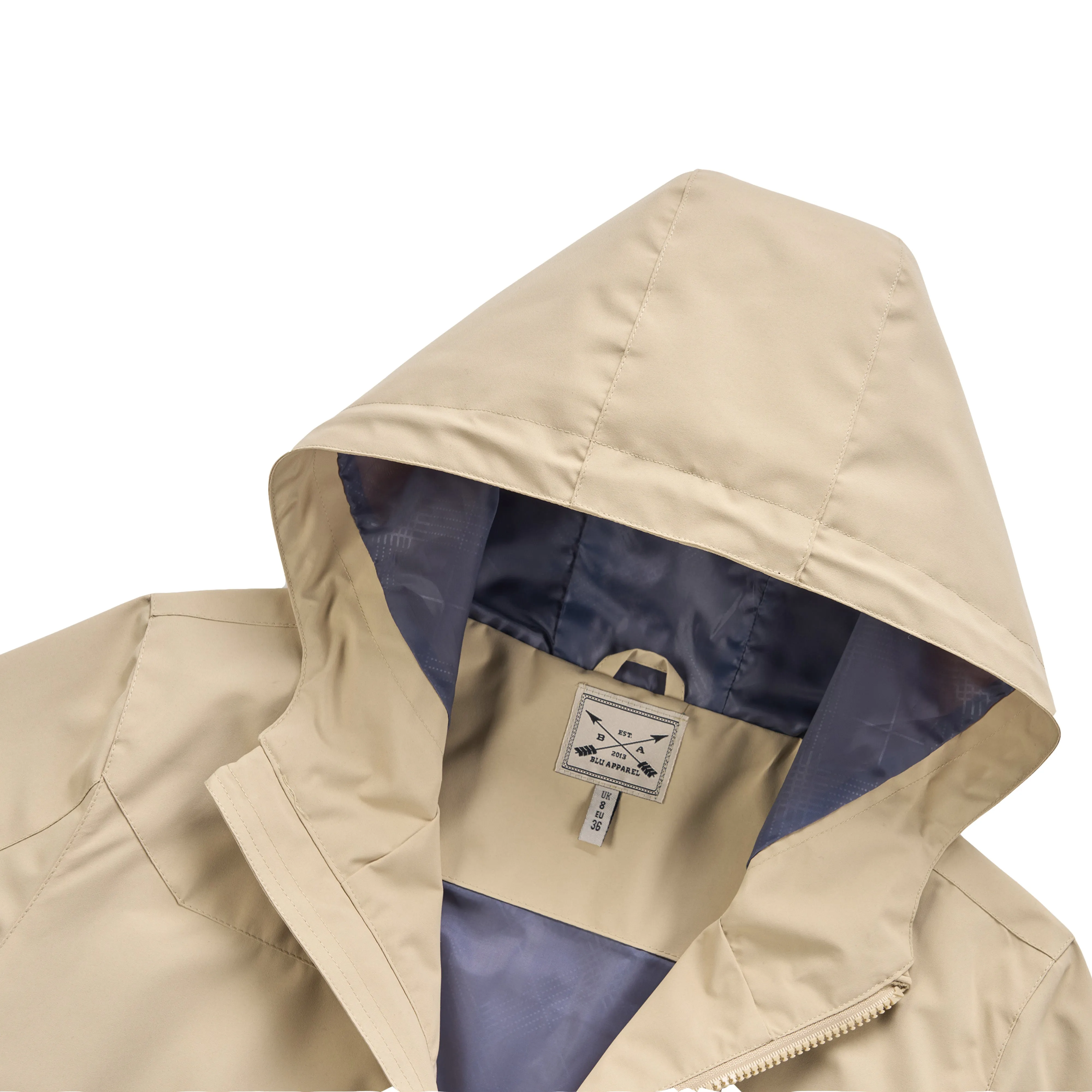 Ladies Waterproof Rain Jacket - Beige