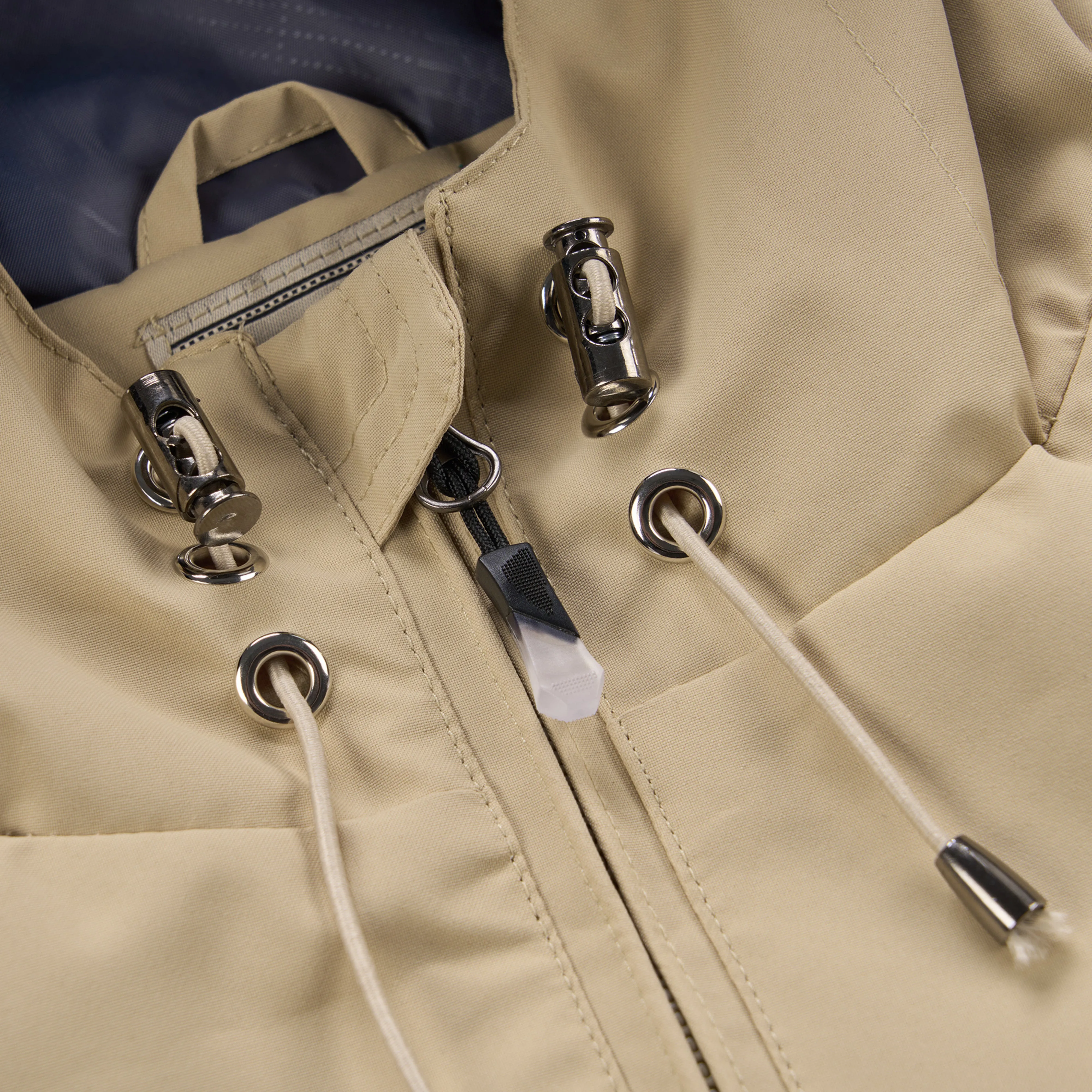 Ladies Waterproof Rain Jacket - Beige
