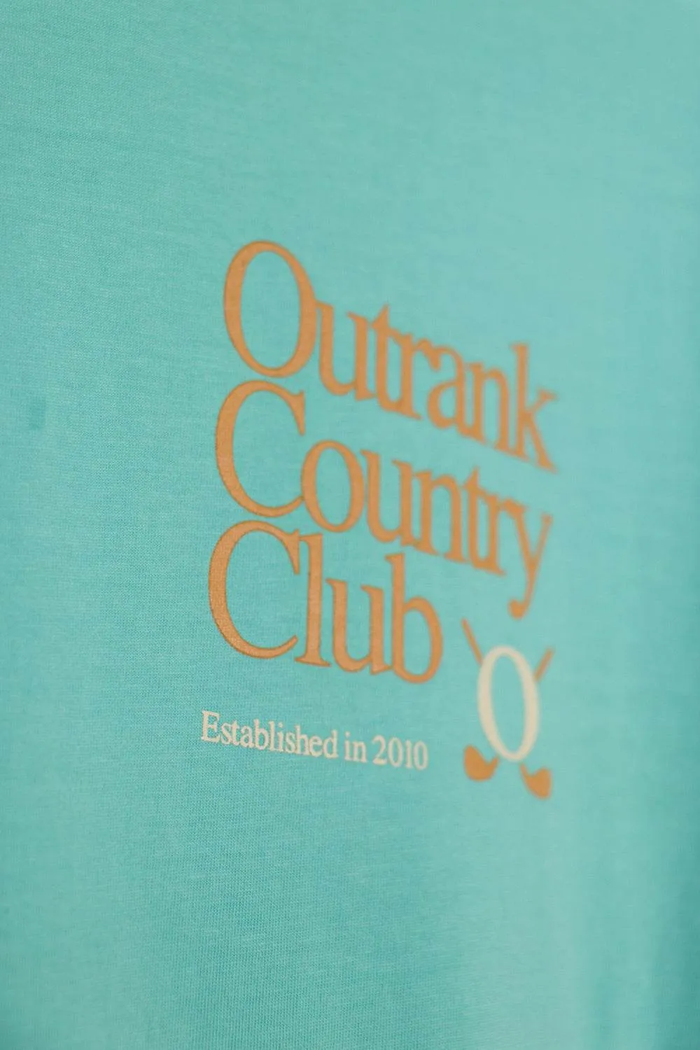 Outrank Country Golf Club- Sea Glass T-Shirt